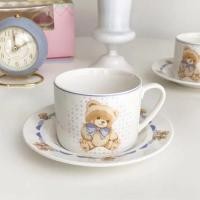 ราคา ♡teddy bear teacup set (14694406180)