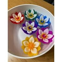 ราคา เทียนกระทงลอยน้ำ ขนาด11ซม เทียนดอกไม้ลอยน้ำ (27365615972)