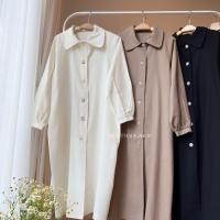 ราคา Mari Linen Minidress (มินิเดรสผ้าลินิน กระดุมหน้าพร้อมเชือกผูกเอว) (19572181550)