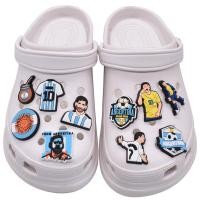 ราคา การ์ตูน Messi Argentina Jibitz การออกแบบฟุตบอล Star Jibits Charm Curry รองเท้าบาสเก็ตบอล Charms Pins Neymar Jibbits designks รองเท้าผู้หญิงอุปกรณ์เสริมตกแต่ง (24009926286)