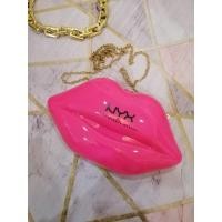 ราคา (มือสอง)​ กระเป๋าสะพายแฟชั่นรูปปากสีชมพู NYX น่ารักมากกก (8410088172)