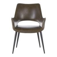 ราคา SB Design Square เก้าอี้เหล็กเบาะหนัง รุ่น Yonest สีน้ำตาล (60x63x83 ซม.) แบรนด์ SB FURNITURE (24207997909)