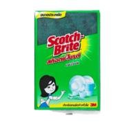 ราคา 3m 3เอ็ม สก๊อตช์-ไบรต์ 3เอ็ม แผ่นใยขัดทำความสะอาด 4x6 นิ้ว (41578961172)