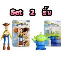 ราคา แท้ 100% จากญี่ปุ่น ฟิกเกอร์ ดิสนีย์ ทอยสตอรี่ Set 2 ชิ้น Takara Tomy Tomica Disney Toy Story Figures Woody & Alien (18388113139)