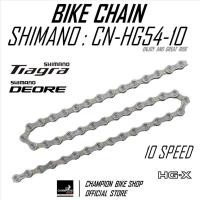 ราคา โซ่TIAGRA 10SPEED โซ่DEORE 10SPEED SHIMANO CN-HG54 (HG-X) 10 SPEED BIKE CHAIN (54354844306)
