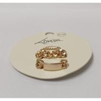 ราคา แหวนโซ่สีทอง3วง lovisa (28708242924)