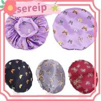 ราคา SERIP ถุงนอน, หมวกผ้าโพกหัวผ้าซาตินปีกกว้าง, แฟชั่นล้างหน้าดูแลเส้นผมผีเสื้อพิมพ์หมวกกลางคืนสําหรับผู้หญิง (55056138582)