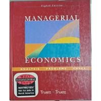 ราคา Managerial Economics - Analysis problems cases Eighth Edition*มือสอง* (18085643475)