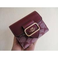 ราคา พร้อมส่งถูกสุด​(ผ่อน0%)กระเป๋าสตางค์ Coach Small Morgan Wallet In Signature Chambray ของแท้นำเข้าจากUSA #บ้านแต้ว (22566598424)