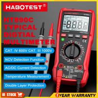 ราคา Habotest HT890C มัลติมิเตอร์แบบดิจิตอล 1000V AC/DC 4000 นับ NCV มัลติมิเตอร์ที่แม่นยําสูงช่วงอัตโนมัติ Ture RMS วัด (29976554195)