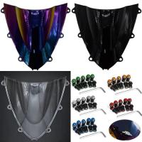 ราคา For Honda CBR1000RR 2008 2009 2010 2011 CBR 1000 RR CBR1000 Double bubble motorcycle Injection wind (51555633195)