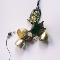 ราคา ระฆังลม กระดิ่งลม โมบายลม วินเทจ Wind Chimes Vitage รูปหล่อพระมหากัจจายนะ (7064752374)