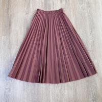 ราคา กระโปรงพลีทสีน้ำตาลเอวยางยืด (22335724153)