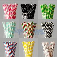 ราคา หลอดกระดาษ( Pack100ชิ้น) ย่อยสลายได้ หลอดดูดน้ำรักษ์โลก หลอดใช้แล้วทิ้ง(Paper Straw Biodegradable) (40702396373)