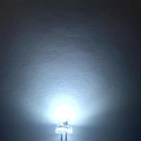 ราคา หลอดไฟ LED SuperBright 4.8 mm หลอดใส หัวสั้น ไฟสีขาว (10,30,50 หลอด) (29737580660)