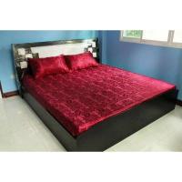 ราคา ชุดผ้าปูเนื้อผ้าแพรขนาด6ฟุต (9515257717)