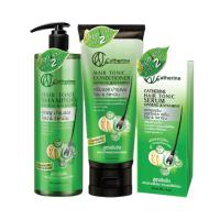 ราคา (ชุดใหญ่) เซ็ต 3 ชิ้น สุดคุ้ม !!! Catherine hair tonic shampoo 500 มล. + conditioner 140 มล. + Serum 30 มล. (40904353014)