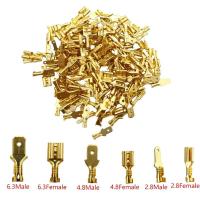 ราคา 2.8/4.8/6.3 มม. Crimp Terminals ซีลฉนวนสายไฟตัวเชื่อมต่อ Crimp Terminal Connector Assortment Kit (27801833138)