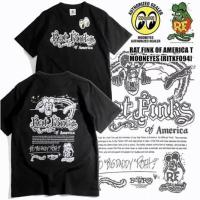 ราคา พร้อมส่ง mooneyes New Style Co-Branded RAT FINK Short-Sleeved Pure Cotton All-Match (29752375832)