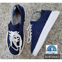 ราคา Sz.38BlueMountain% สลิปออนผ้าถัก สวยมาก (25315157308)