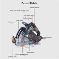 ราคา Woodworking Track Saw Brushless Motor Cutting Machine Circular Flip Panel Saw Brushless Track Saw P (41127318712)