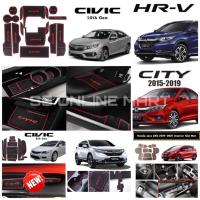 ราคา (มีโลโก้) แผ่นรองสล็อตรถยนต์ - HONDA JAZZ GK5 CITY /CRV /Civic FB /CIVIC FC /CIVIC FD /Civic FE HRV แผ่นรองซับสีแดง (21480135245)