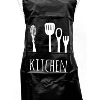 ราคา KATELL ผ้ากันเปื้อนเต็มตัวแบบกันน้ำ XFX043 ลาย KITCHEN สีดำ (21970466029)