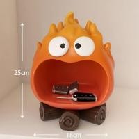 ราคา พร้อมส่งCalcifer ที่เก็บกุญแจ โทรศัพท์ โมเดล อาร์ททอย ปีศาจไฟ Howl's Moving Castle Studio Ghibli จิบลิ 33020 (29137354527)