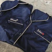 ราคา ชุดนอนซาตินปักชื่อ ชุดนอนผ้าซาตินปักชื่อ (19412261572)