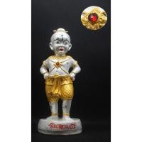 ราคา 1 ใน 199 องค์ **หมายเลข 29 ** กุมารทอง จินดามณี รับทรัพย์ พ่นสีขาว ขนาดบูชา เนื้อเรซิ่น หลวงพ่อสาคร วัดหนองกรับ ปี 2569 (52406259596)