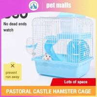 ราคา PET MALLSกรงหนูแฮมสเตอร์ กรงสองชั้น อุปกรณ์หนูแฮมสเตอร์ ของเล่นปราสาทขนาดเล็ก กรงหนูแฮมสเตอร์ (29624527802)