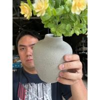 ราคา แจกันดอกไม้เซรามิก ขนาด 5.5นิ้ว Vase Ceramics ทรงโอ่งสีเขียวเข้ม ตกแต่งแจกันเซรามิกที่เรียบง่ายให้สวยและทันสมัย (26583364313)