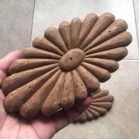 ราคา ไม้สักแกะสลักกลีบดอกไม้ทำด้วยมือ (28642122951)