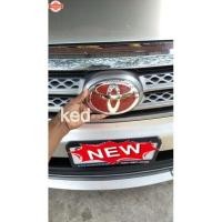 ราคา โลโก้ แดง Toyota Vios วีออส ติด ท้าย รถ year 2002-2020 เคลือแก้ว ขอโครเมี่ยม ติดตั้งด้วยเทปกาว 3M genuineจากศูนย์ (53050230267)