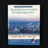 ราคา หนังสือ Quantitative Analysis for Management (8th Edition) / Barry Render มือสอง (ไม่มีแผ่นซีดี) (20553305137)