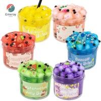 ราคา EMERAY Jelly Cube Slime, ความเครียดบรรเทา 300ml/70ml Slime Kit, นุ่มไม่ติดผลไม้ Crunchy Glitter ของเล่นเด็กของขวัญ Party Favor ของขวัญ (27194310420)
