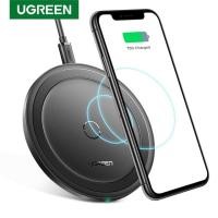 ราคา UGREEN 60470 10W Qi Wireless Charger สําหรับ X, XS, XR, 8 Plus Fast Wireless Charging Pad สําหรับ Samsung S8 (16794749467)