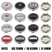 ราคา 4ตัว ฝาครอบดุมล้อ INFORGED 75มม ฝาปิดดุมล้อ HRE ขอบ VOSSEN สติ๊กเกอร์ ฝาครอบล้อ OZ สําหรับ Mercedes (27030112145)