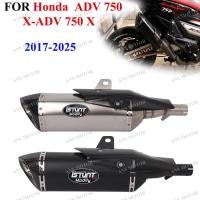ราคา X ADV750 Exhaust Slip On Motorcycle Exhaust Muffler For Honda X-ADV 750 X ADV750 ADV 2017 2018 - 20 (49803725113)