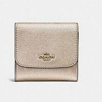 ราคา Sale ...กระเป๋าสตางค์ COACH แท้ F21069 แบบ 3 พับ สีทอง (PLATINUM) (2661801519)