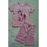 ราคา ชุดนอนแขนสั้น กางเกงขาสั้น ลายม้าโพนี่ Rainbow Dash สีชมพู size 2y (17384982149)