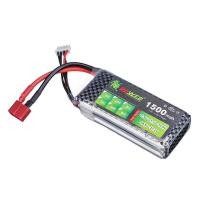 ราคา ❤️ แบตเตอรี่ Lipo 7.4V 2S 1500Mah แบตเตอรี่45c 1800Mah สำหรับอาร์ซีเฮลิคอปเตอร์รถยนต์ชิ้นส่ (28280752750)