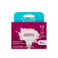 ราคา Gillette Venus X Oley Sugerberry scent ยิลเลตต์ วีนัส คอมฟอร์ท ไกลด์ วิท โอเลย์ กลิ่นชูการ์เบอร์รี่ ใบมีด 4 ชิ้น (42550026911)