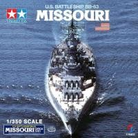 ราคา ชุดโมเดลเรือ Tamiya 78029 1/350 เรือรบ USS BB-63 "มิสซิสซิปปี้" (40452195567)