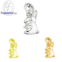 ราคา Finejewelthai-จี้เงินแท้-จี้นักษัตร-เงินแท้-ปีเถาะ-ปีกระต่าย-Rabbit-Zodiac-Silver-Pendant-P120300 (22343817719)