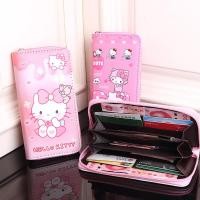 ราคา สวัสดี คิตตี้ กระเป๋าเงินสําหรับสาวๆเด็กกระเป๋าสตางค์เด็กสาวสีชมพูกระเป๋าสตางค์ยาว (27172552101)