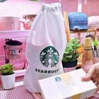 ราคา <Starbucks>ถุงใส่แก้วสตาร์บัค สีขาว ใหม่เว่อร์ (54550537802)