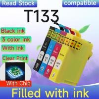 ราคา เข้ากันได้กับตลับหมึกเครื่องพิมพ์ EPSON 133, T1331, T22, TX120, TX235, และ TX420 (46054123702)