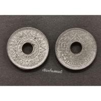 ราคา สตางค์​รู เนื้อดีบุก ลายบัวกนกแข้งสิงห์ 10สตางค์​2487 (เลขอารบิก)​ (25209089273)