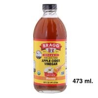 ราคา Bragg Raw Organic Apple Cider Vinegar Honey/Organic Apple Cider Vinegar Citrus Ginger 473ml/Apple Cider Vinegar 946ml (54405106700)